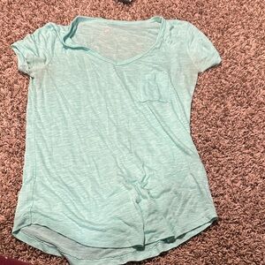 SO Women's Aqua Short Sleeve Tee